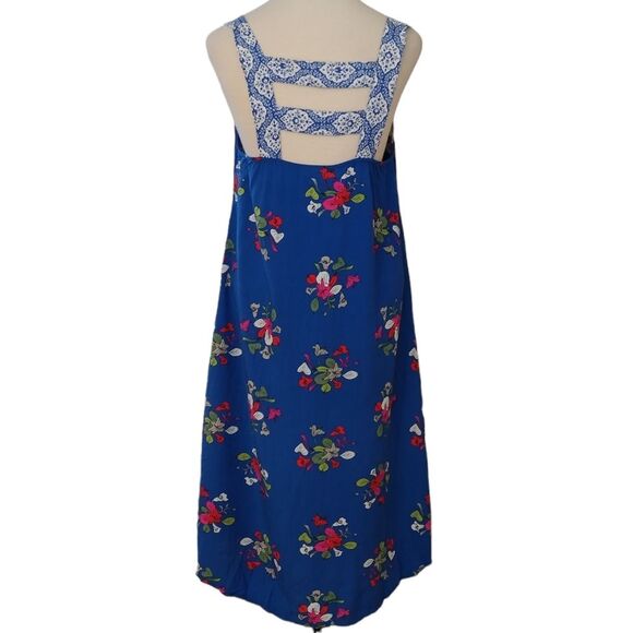 Matilda Jane Perfectly Polished Dress Blue Size Medium Summer Sundress Vacation - Picture 4 of 8